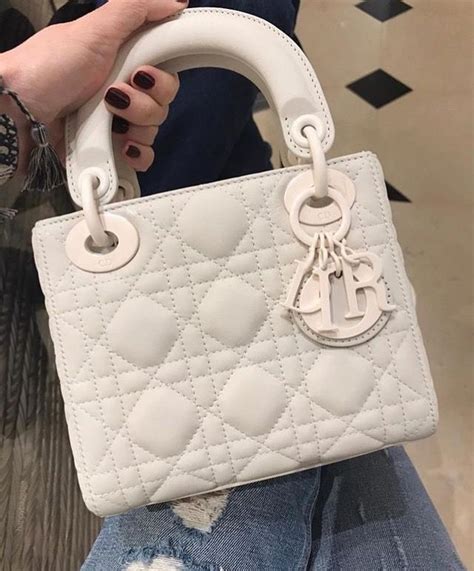 white lady dior handbag|Lady Dior bag cost.